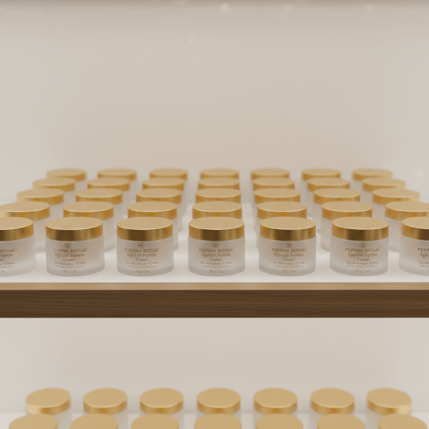 Batch of peptide creams