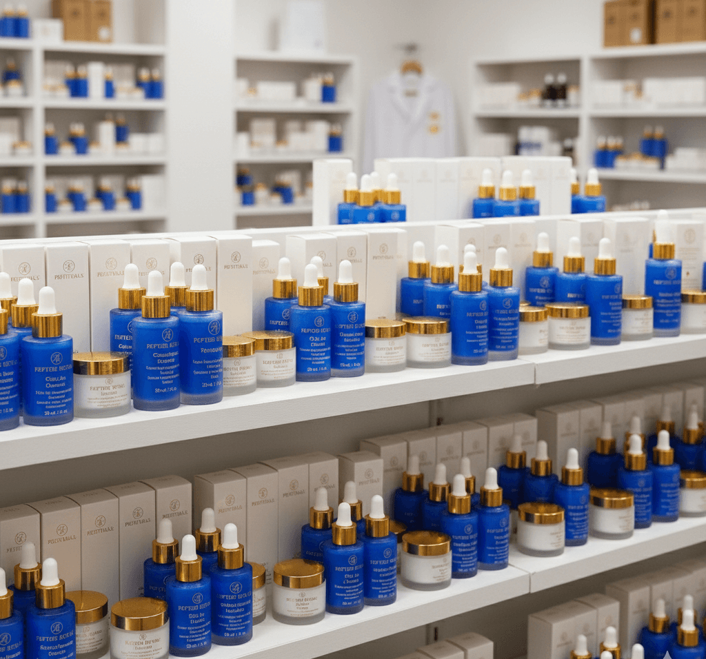 Display of collagen based products