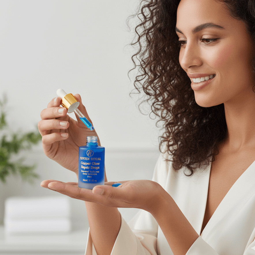 Copper Glow peptide drops